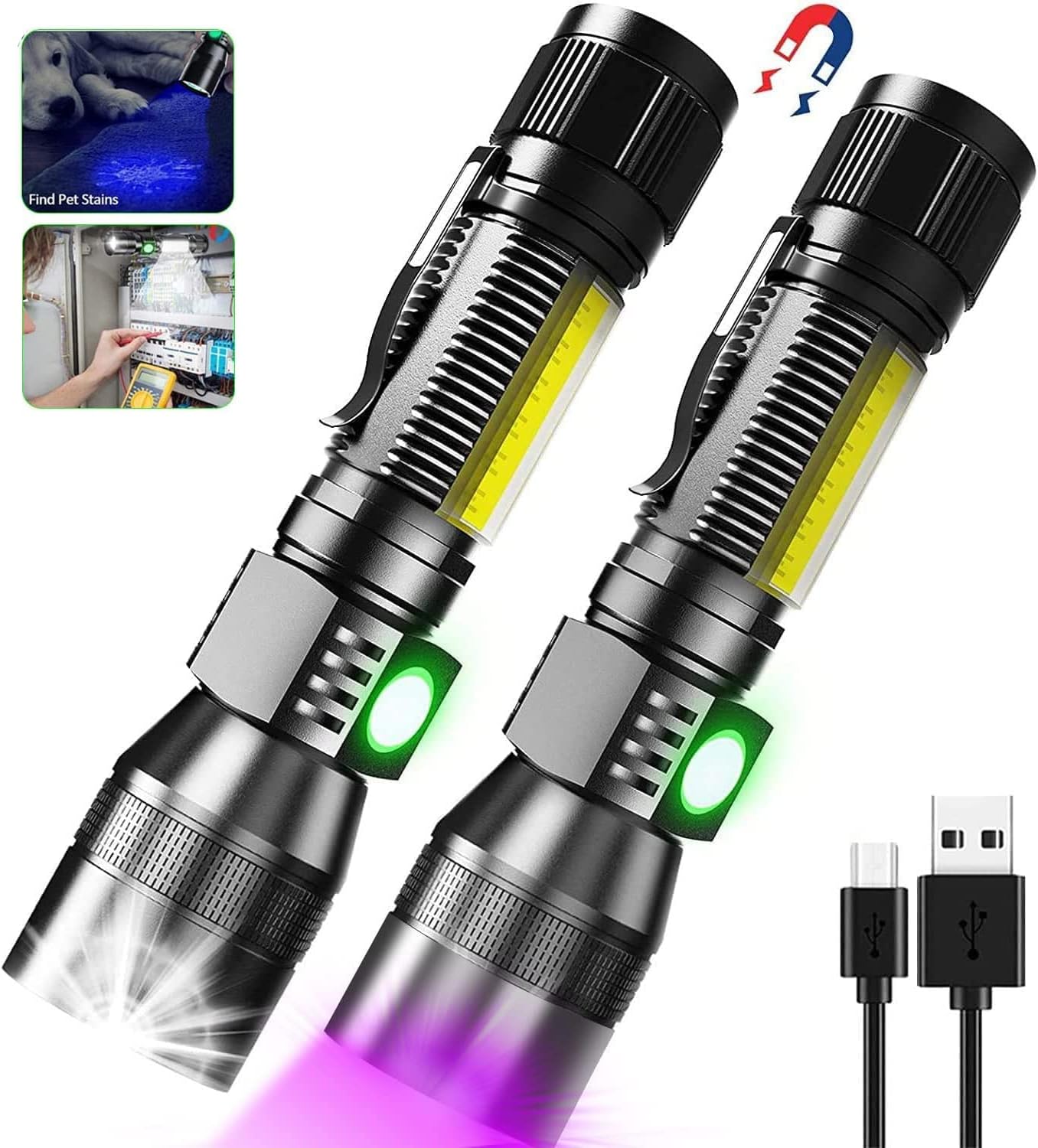 Rechargeabl  USB Torch